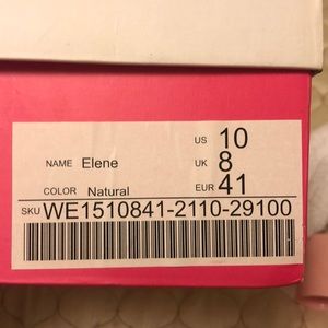 JustFab Elene Size 10 shoe
